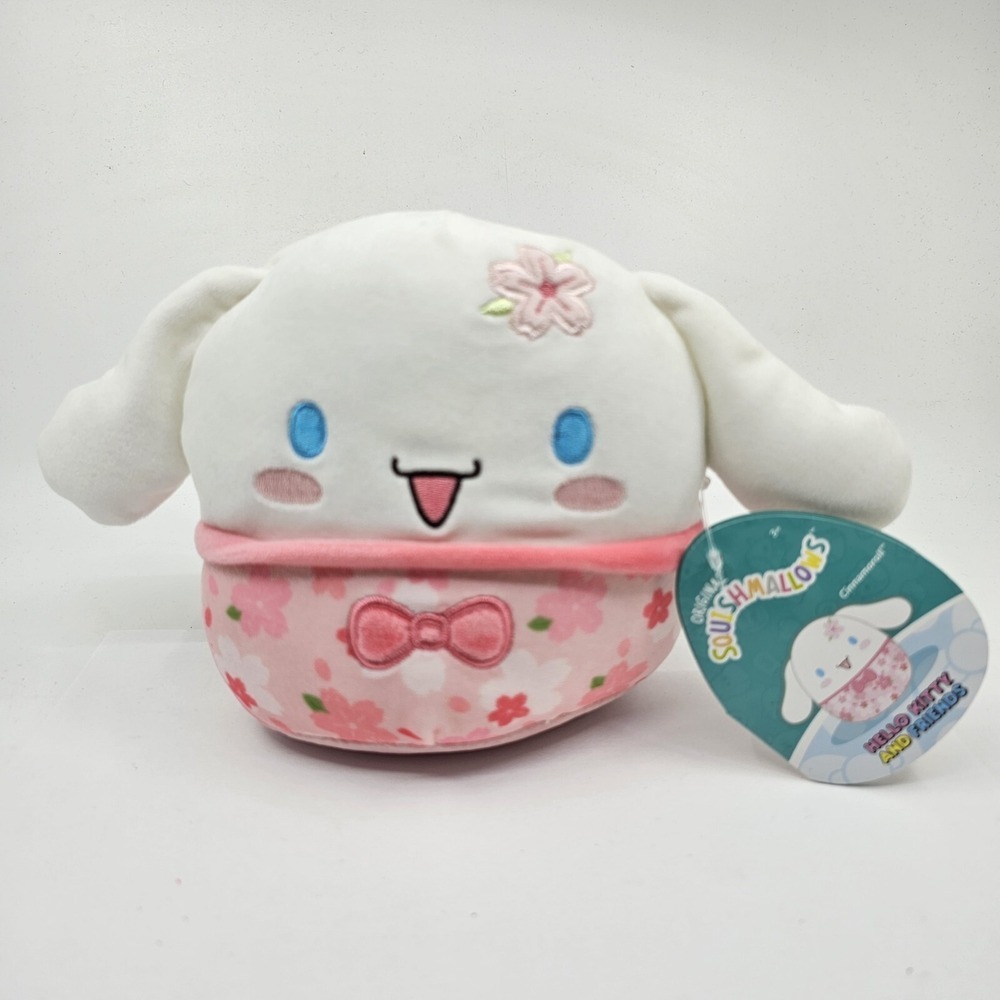 Cinnamoroll Hello Kitty Sakura Squishmallow 6" Spring 2024 Plush Sanrio NWT!